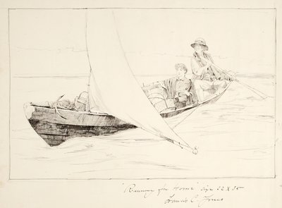 Rennen naar huis door Francis Coates Jones