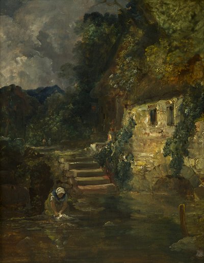 Een molen bij Tintern, c. 1824-26 door Francis Danby
