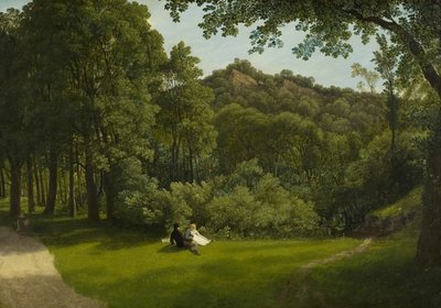 Een scène in Leigh Woods, 1822 door Francis Danby