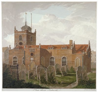 Kerk van St. Paul, Shadwell, Londen door Francis Danby