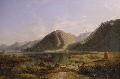 Einde van het Meer van Genève door Francis Danby
