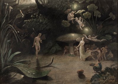 Scène uit Een Midzomernachtsdroom, ca. 1832 door Francis Danby