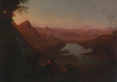 De vakantie van de schilder [1844, Royal Academy of Arts, Londen, tentoonstellingscatalogus] door Francis Danby