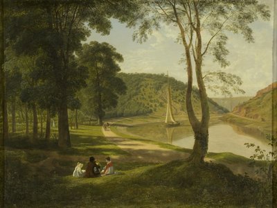 Uitzicht op Avon Gorge door Francis Danby