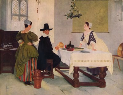 Tussen twee vuren, ca. 1892, 1938 door Francis Davis Millet