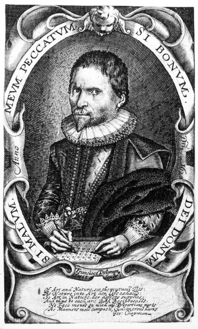 Portret van een heer vermoedelijk Thomas Harriot, c.1620 door Francis Delaram