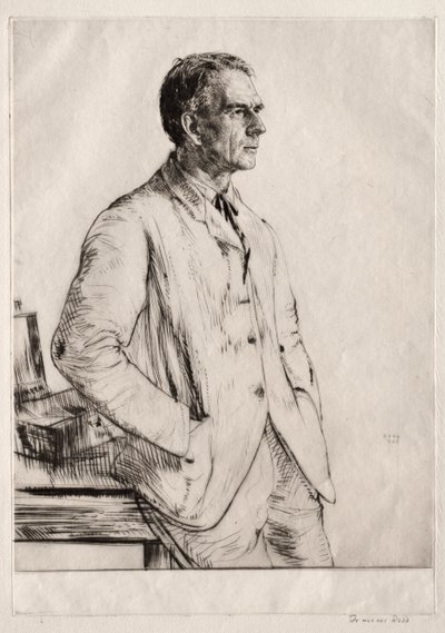 Dominee C. H. Grinling door Francis Dodd