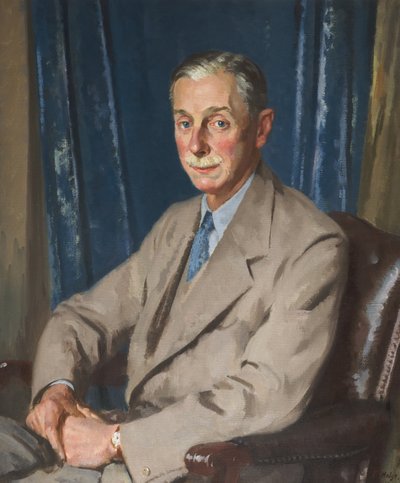 Cuthbert Leicester Warren door Francis Edwin Hodge