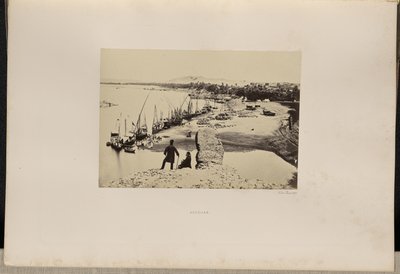 Aswan door Francis Frith