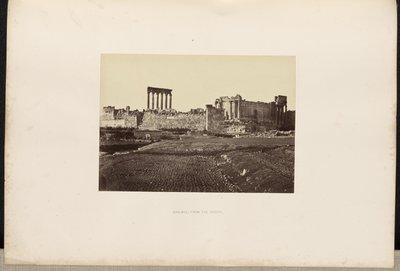 Baalbec, Uit het zuiden door Francis Frith