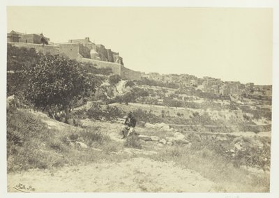 Bethlehem, met de Geboortekerk, 1857 door Francis Frith