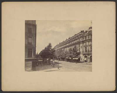 Boulevard des Capucines, hoek van Rue Louis le Grand, Parijs door Francis Frith