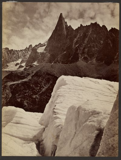 Chamounise, Aiguille du Dru door Francis Frith