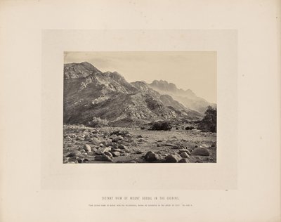Ver uitzicht op de Serbalberg in de avond door Francis Frith