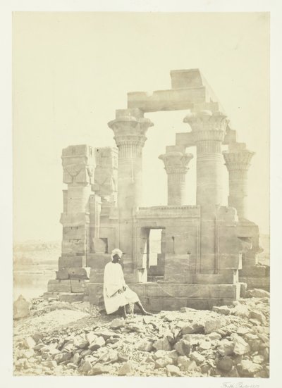 Vroege ochtend in Wady Kardassy, Nubië door Francis Frith