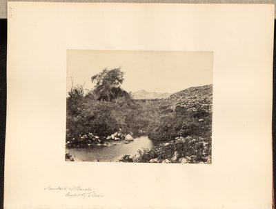 Fontein van Jericho, genezen door Elisa door Francis Frith