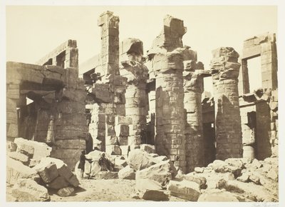 Zaal van Zuilen, 1857. door Francis Frith