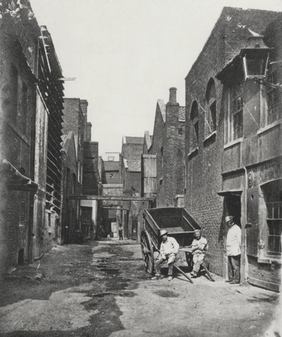 Lower Fore Street, Lambeth, ca. 1860 door Francis Frith