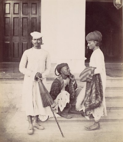 Marwaree Makelaars, 1870s door Francis Frith