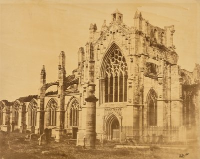 Abdij van Melrose door Francis Frith