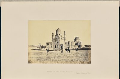Moskee van de Sultan Barkook, Oostelijke Begraafplaats, Caïro door Francis Frith