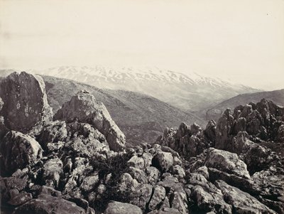 Berg Hermon, De Berg van de Transfiguratie door Francis Frith