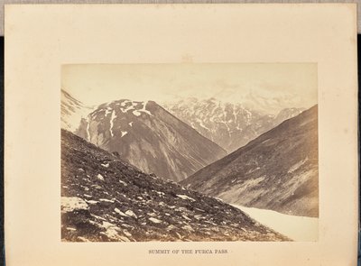 Top van de Furca pas door Francis Frith