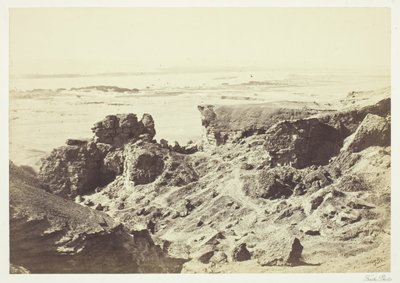 De Nijl vanaf de steengroeven van Joura, 1858-62 door Francis Frith