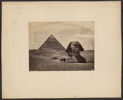 De Sfinx door Francis Frith