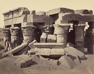 De Tempel van Horus en Sobek, Kom Ombo door Francis Frith