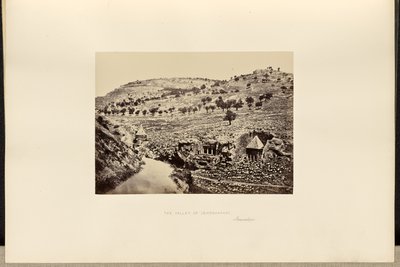 De vallei van Josafat, Jeruzalem door Francis Frith