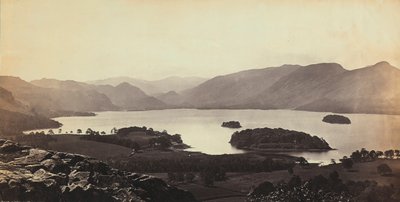 Het meer bij Derwentwater in Groot-Brittannië door Francis Frith
