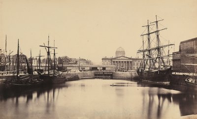 De haven van Liverpool door Francis Frith