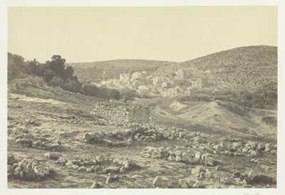 Uitzicht op Hebron door Francis Frith