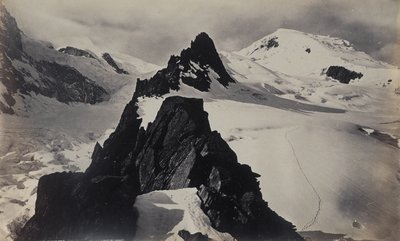 Uitzicht vanaf de Mont Blanc door Francis Frith