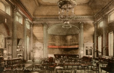 Grand Pump Room, Bath, Somerset, eind 19e of begin 20e eeuw door Frith and Co