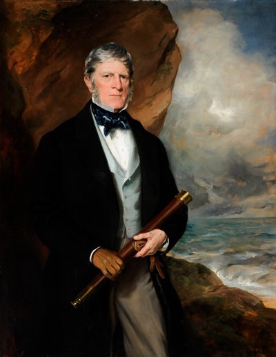 Portret van Admiraal Henry Meynell door Francis Grant