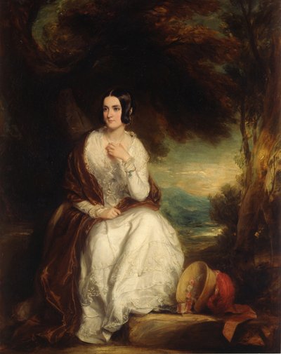 Portret van Eleanor, vrouw van de 4e hertog van Northumberland, c.1844 door Francis Grant