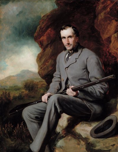 Portret van Hugo Francis Meynell Ingram door Francis Grant