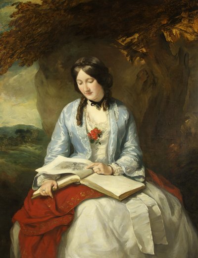 Portret van Mevrouw Livesay, c.1851 door Francis Grant