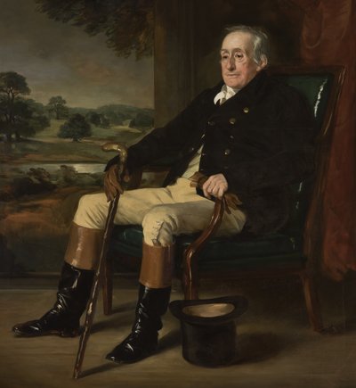 Portret van William Henry Cavendish-Bentinck-Scott, 4e Hertog van Portland, 1852 door Francis Grant