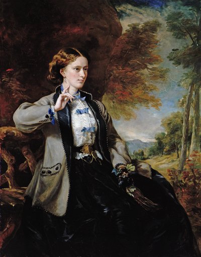 Portret van de Hon. Mrs Meynell-Ingram door Francis Grant