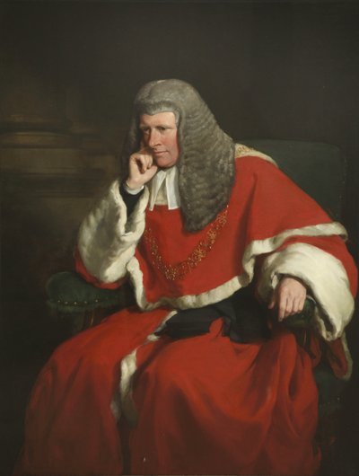 Sir William Erle, opperrechter door Francis Grant