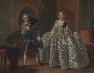 David Garrick en Mrs. Pritchard in Benjamin Hoadley