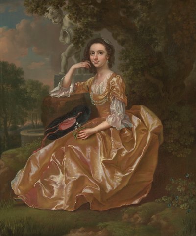 Mevrouw Mary Chauncey door Francis Hayman