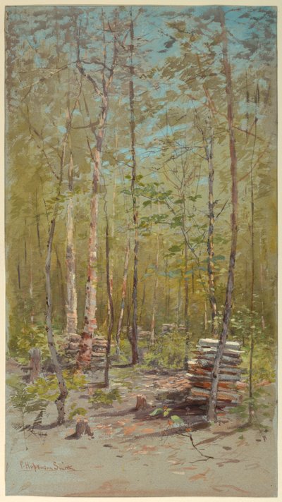 Berkenbomen door Francis Hopkinson Smith