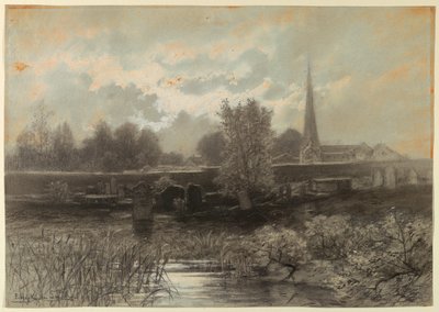 Begraafplaats door Francis Hopkinson Smith