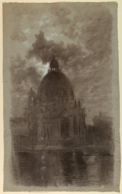 Santa Maria della Salute, Venetië, Italië door Francis Hopkinson Smith