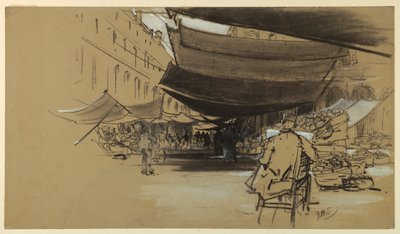 De Luifels van de Fruitmarkt door Francis Hopkinson Smith