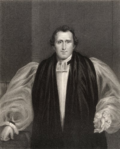 Dominee Daniel Wilson, gegraveerd door J. Cochran, uit 